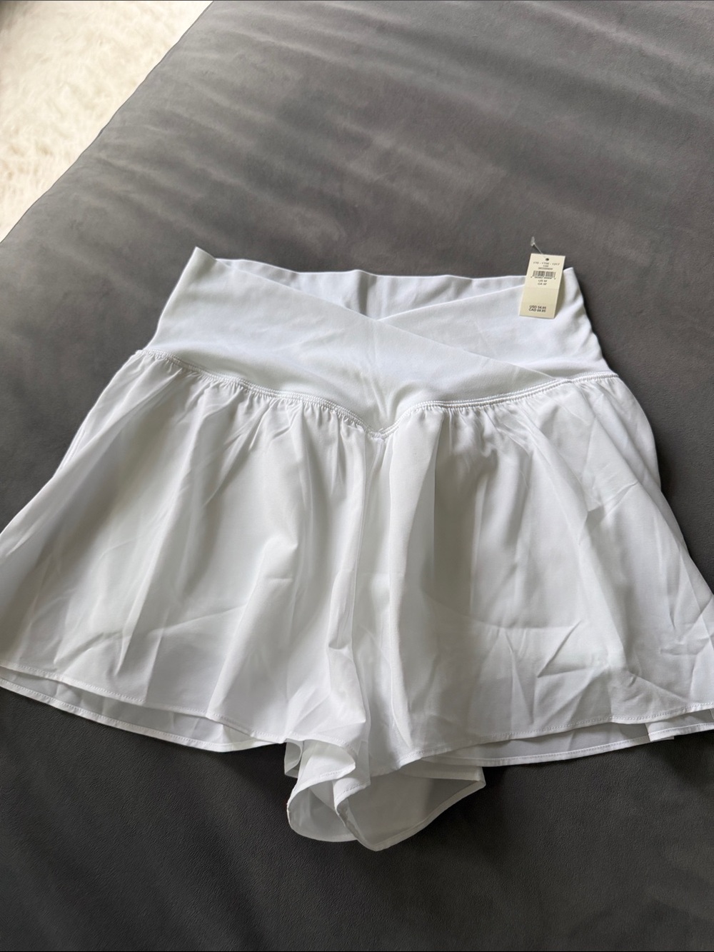 Aerie White Women's Athletic Skort Shorts NWT Sz M